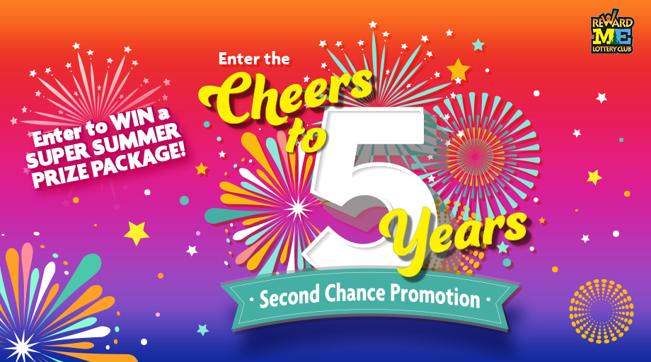 Cheers to Five Years Second Chance Promotion