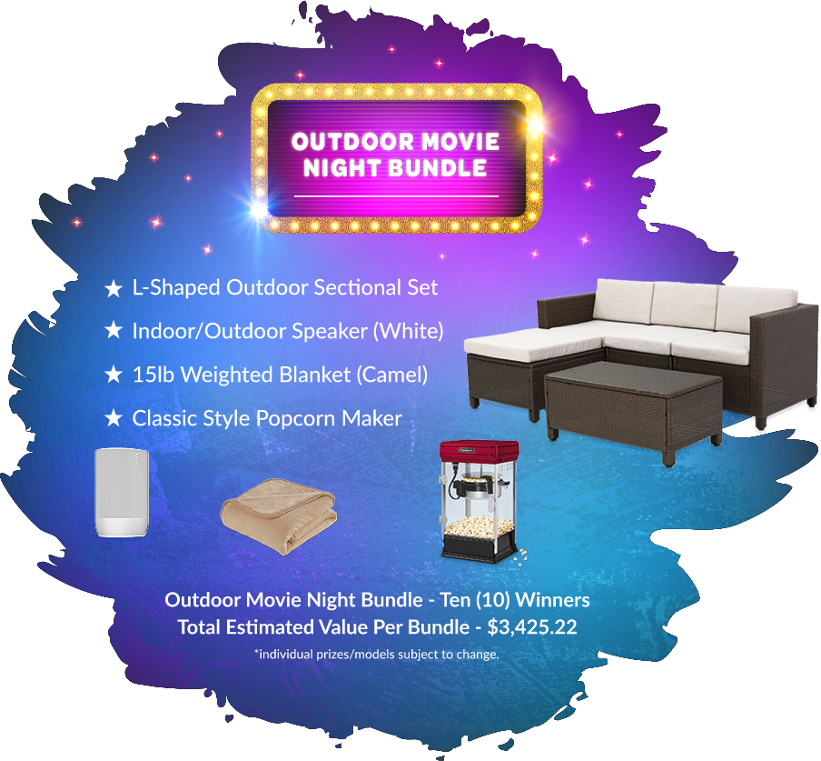 Outdoor Movie Night package