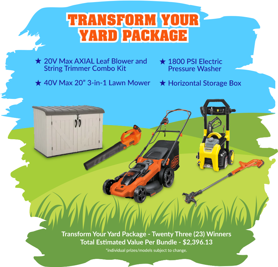 Transform Your Yard package
