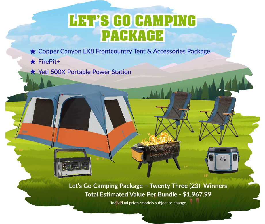 Lets Go Camping package