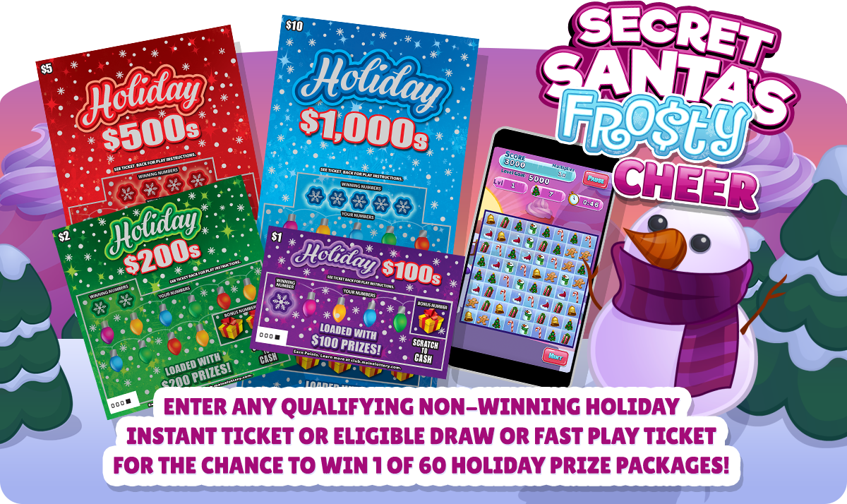 SECRET SANTA’S FROSTY CHEER SECOND-CHANCE PROMOTION
