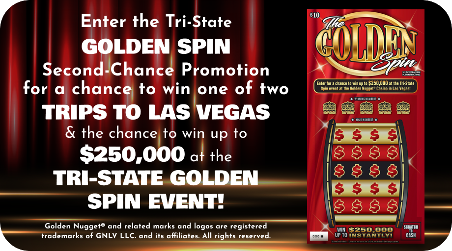 Tri-State Golden Spin Second-Chance Promotion